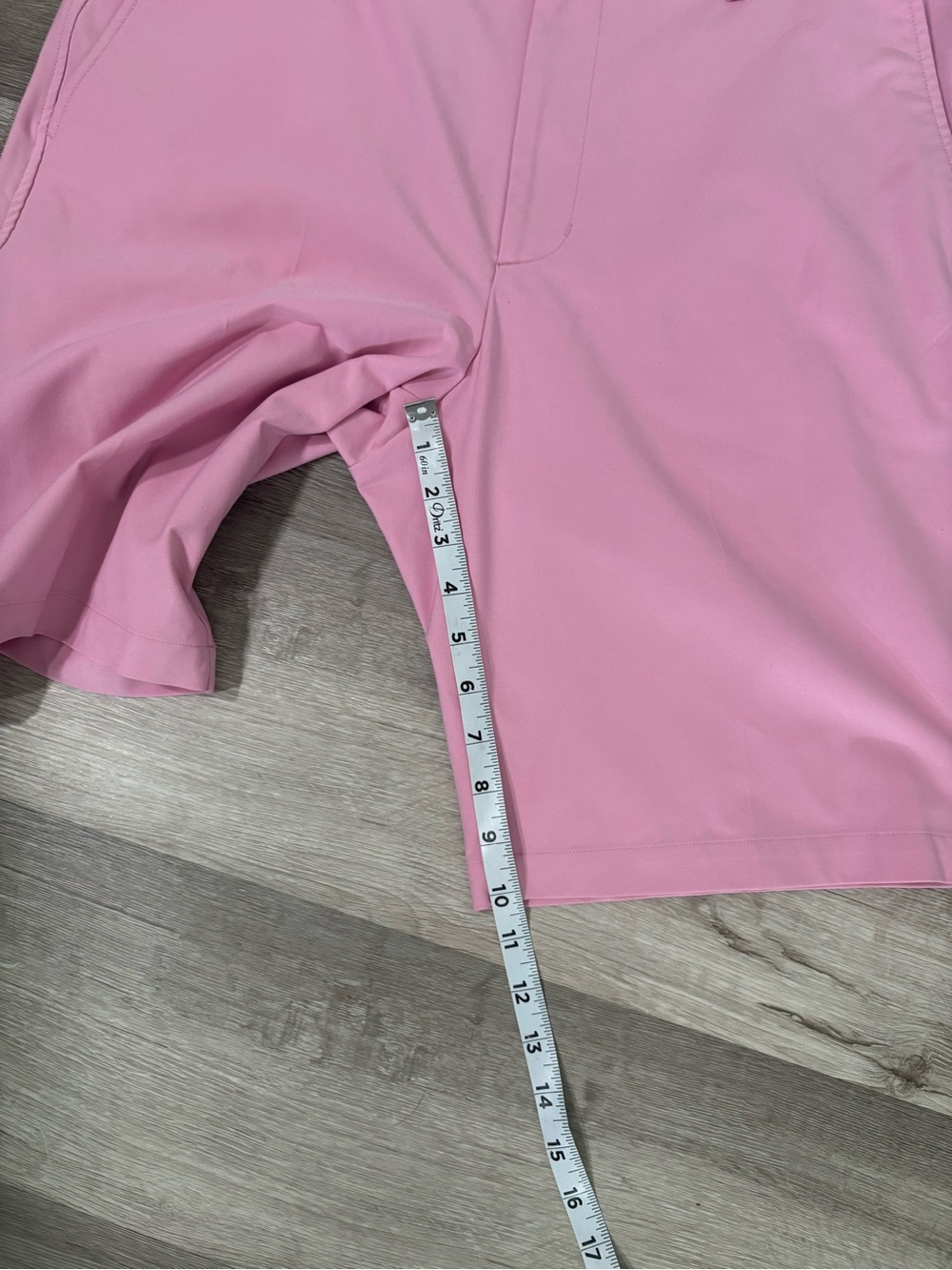 Men's Dunning Pink Performance Chino Goof Shorts. Size 34 - Picture 7 of 7